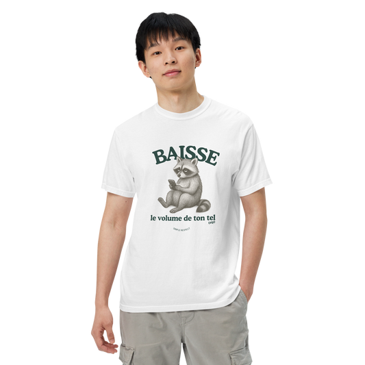 “Baisse le volume de ton tel”